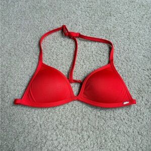 Red Victoria’s Secret sports bra barely worn